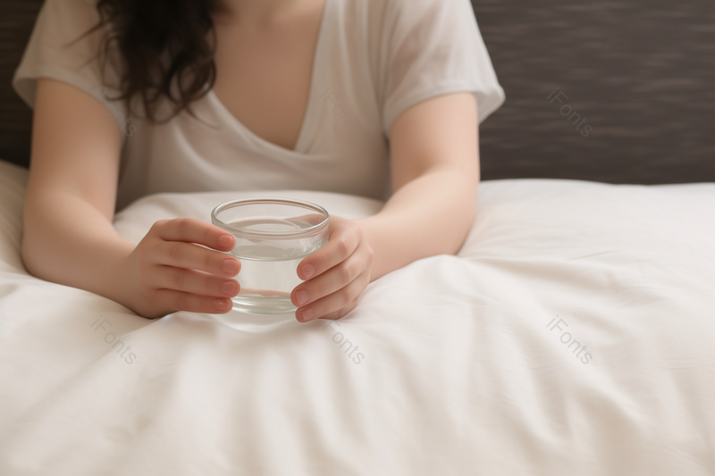早起拿着水杯喝水休闲舒适享受实拍摄影图,高清,摄影图,摄影图片,图片大全,摄影图免费下载